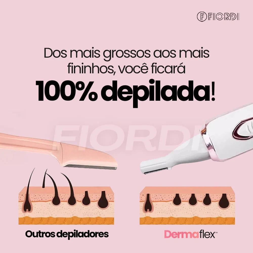 DermaFlex 4 em 1 Depilador Elétrico Indolor