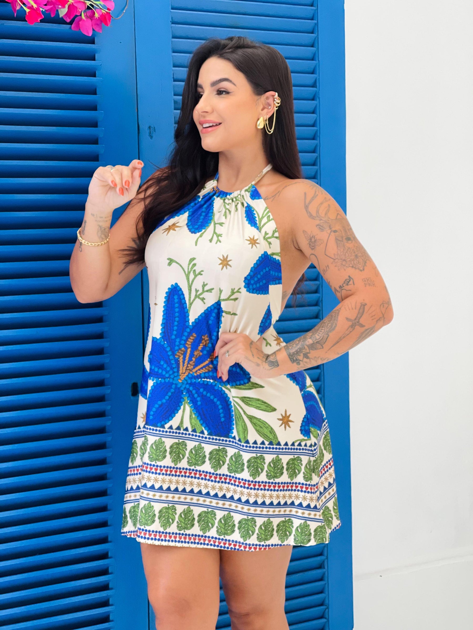 Vestido Ipanema Orquídea Real