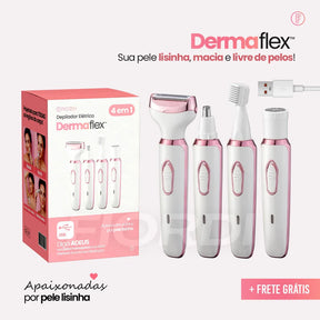 DermaFlex 4 em 1 Depilador Elétrico Indolor
