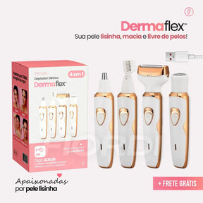 DermaFlex 4 em 1 Depilador Elétrico Indolor