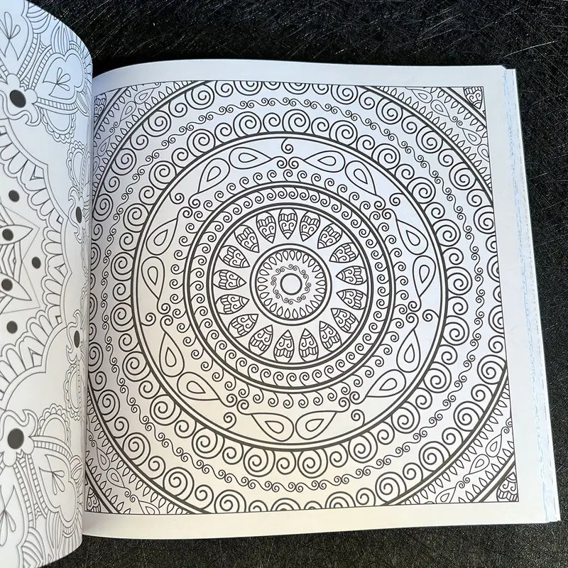 Livro de Colorir Mandala de 128 páginas