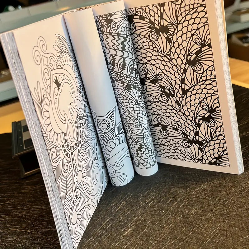 Livro de Colorir Mandala de 128 páginas