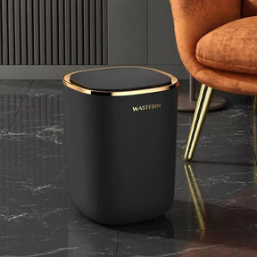 Lixeira para Banheiro e Cozinha Automática com Sensor Lenogue Recarregável Bateria Interna.