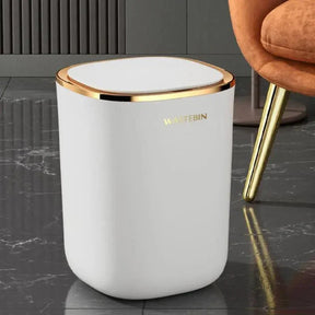 Lixeira para Banheiro e Cozinha Automática com Sensor Lenogue Recarregável Bateria Interna.